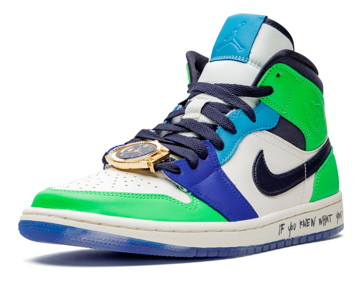 Air Jordan 1 Mid WMNS "Melody Ehsani - Fearless" sneaker product image 3 | Foot Spikes