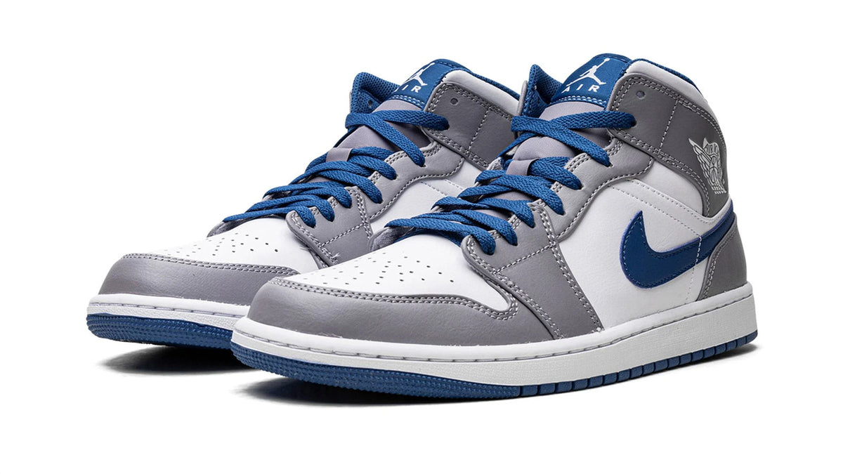 Air Jordan 1 Mid "True Blue" sneaker product image 2 | Foot Spikes