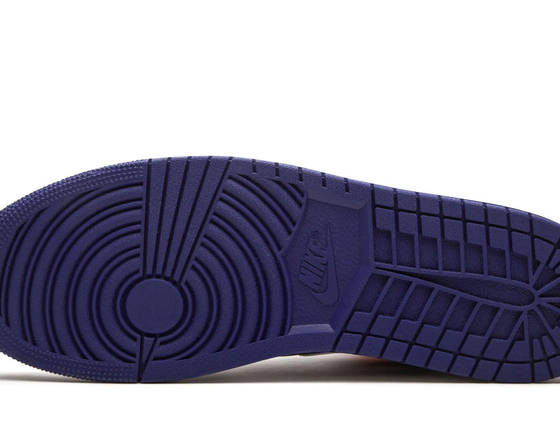 Air Jordan 1 Mid "Royal Blue / Laser Orange" sneaker product image 5 | Foot Spikes