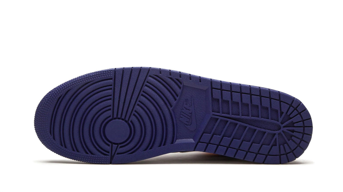 Air Jordan 1 Mid "Royal Blue / Laser Orange" sneaker product image 5 | Foot Spikes