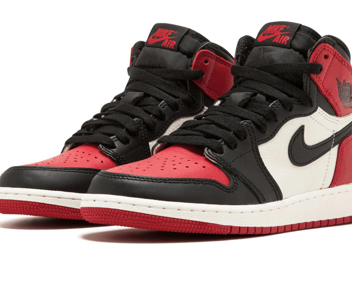 Jordan 1 Retro High "Bred Toe" sneaker product image 2 | Foot Spikes