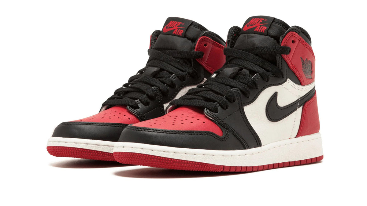 Jordan 1 Retro High "Bred Toe" sneaker product image 2 | Foot Spikes