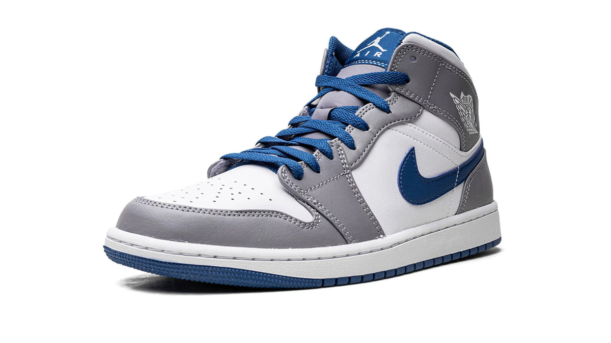 Air Jordan 1 Mid "True Blue" sneaker product image 3 | Foot Spikes