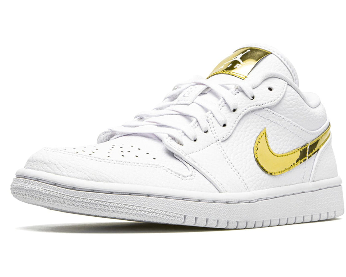 AIR JORDAN 1 LO SE WMNS "White Metallic Gold" sneaker product image 3 | Foot Spikes