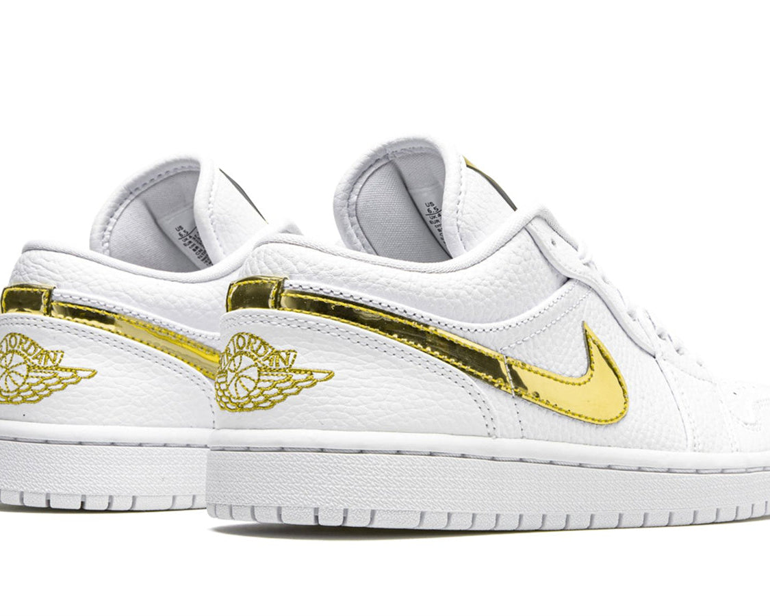 AIR JORDAN 1 LO SE WMNS "White Metallic Gold" sneaker product image 4 | Foot Spikes