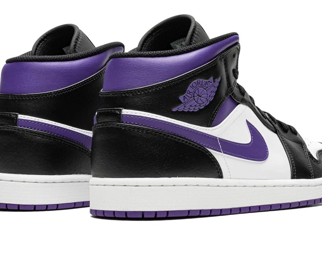 Air Jordan 1 Mid "Dark Iris" sneaker product image 4 | Foot Spikes