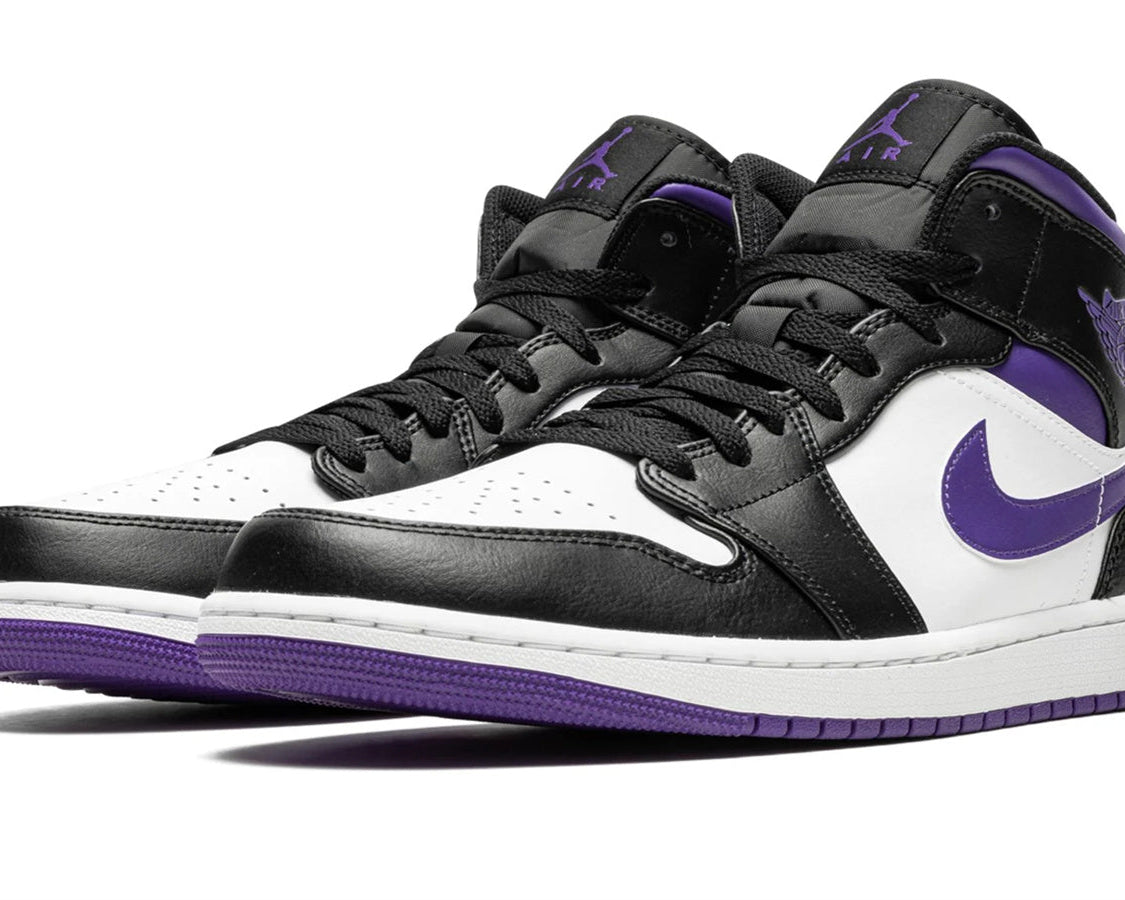 Air Jordan 1 Mid "Dark Iris" sneaker product image 2 | Foot Spikes