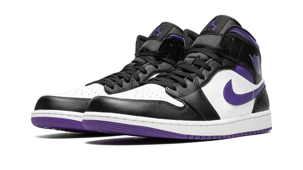 Air Jordan 1 Mid "Dark Iris" sneaker product image 2 | Foot Spikes