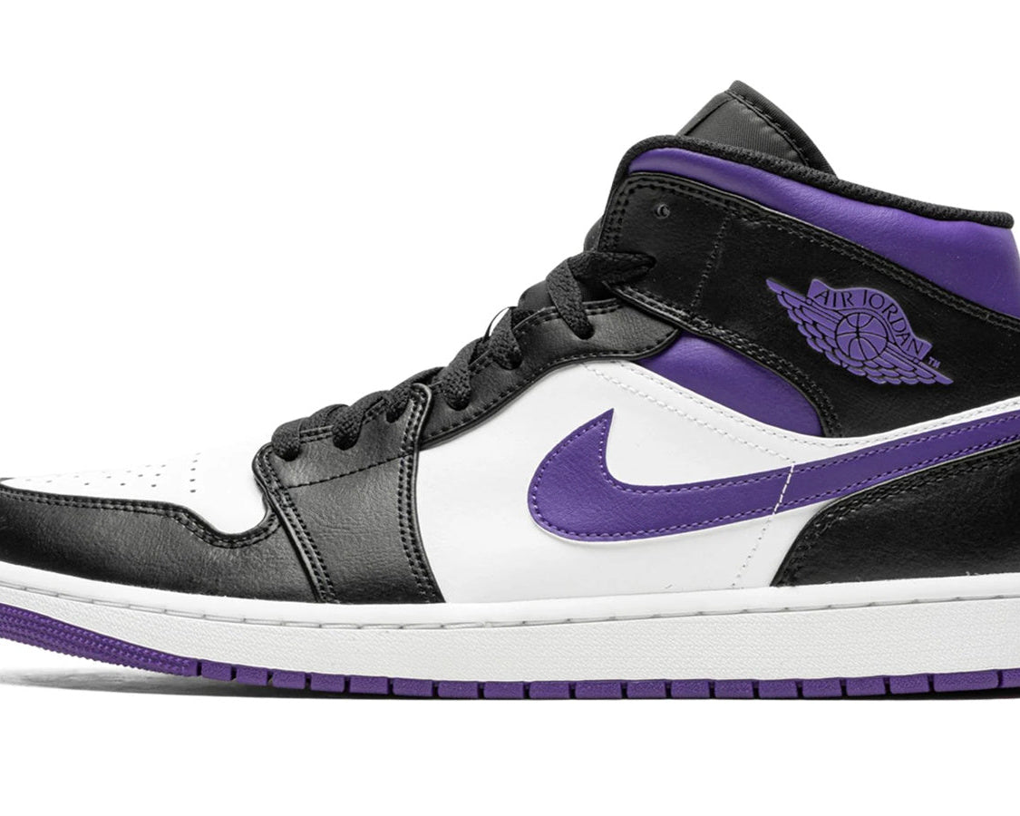 Air Jordan 1 Mid "Dark Iris" sneaker product image 1 | Foot Spikes