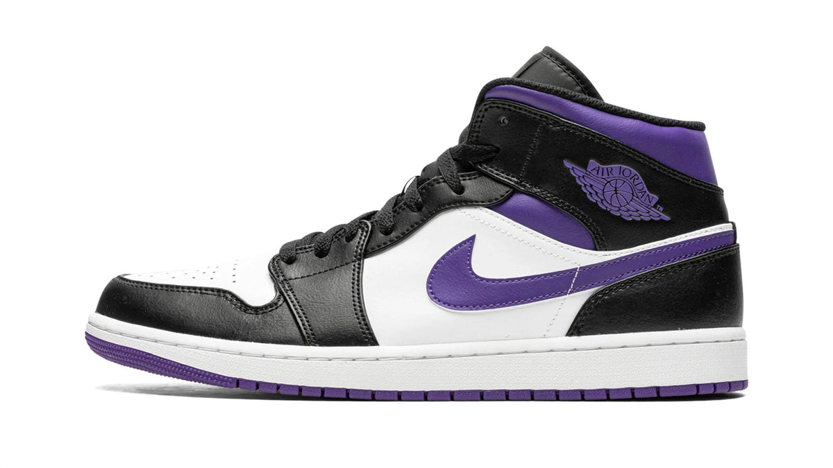 Air Jordan 1 Mid "Dark Iris" sneaker product image 1 | Foot Spikes