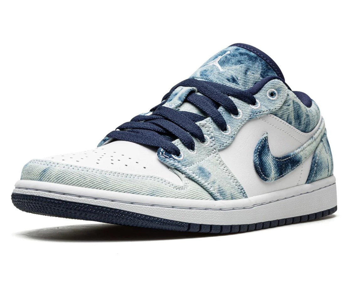 Air Jordan 1 Low SE "Washed Denim" sneaker product image 3 | Foot Spikes