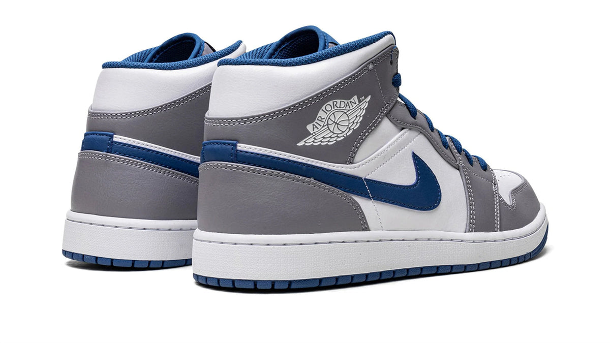 Air Jordan 1 Mid "True Blue" sneaker product image 4 | Foot Spikes