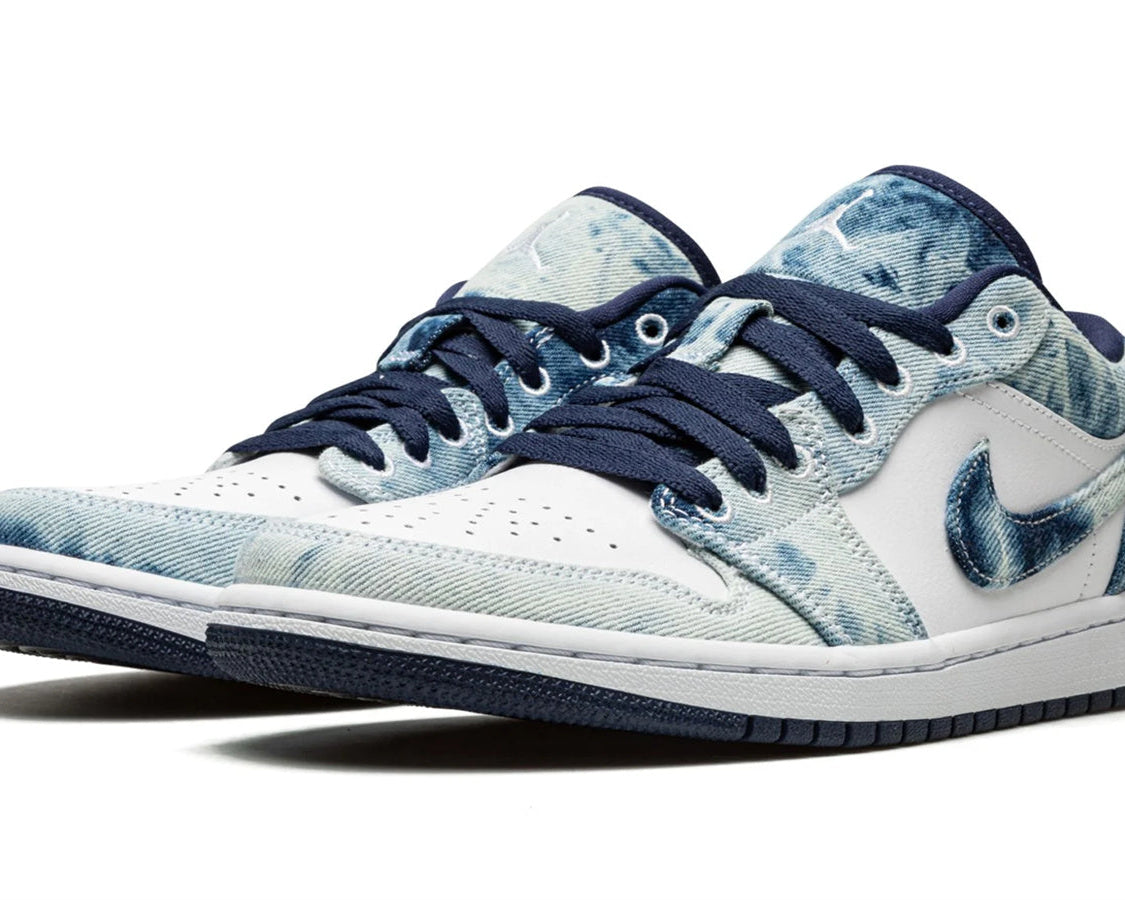 Air Jordan 1 Low SE "Washed Denim" sneaker product image 2 | Foot Spikes