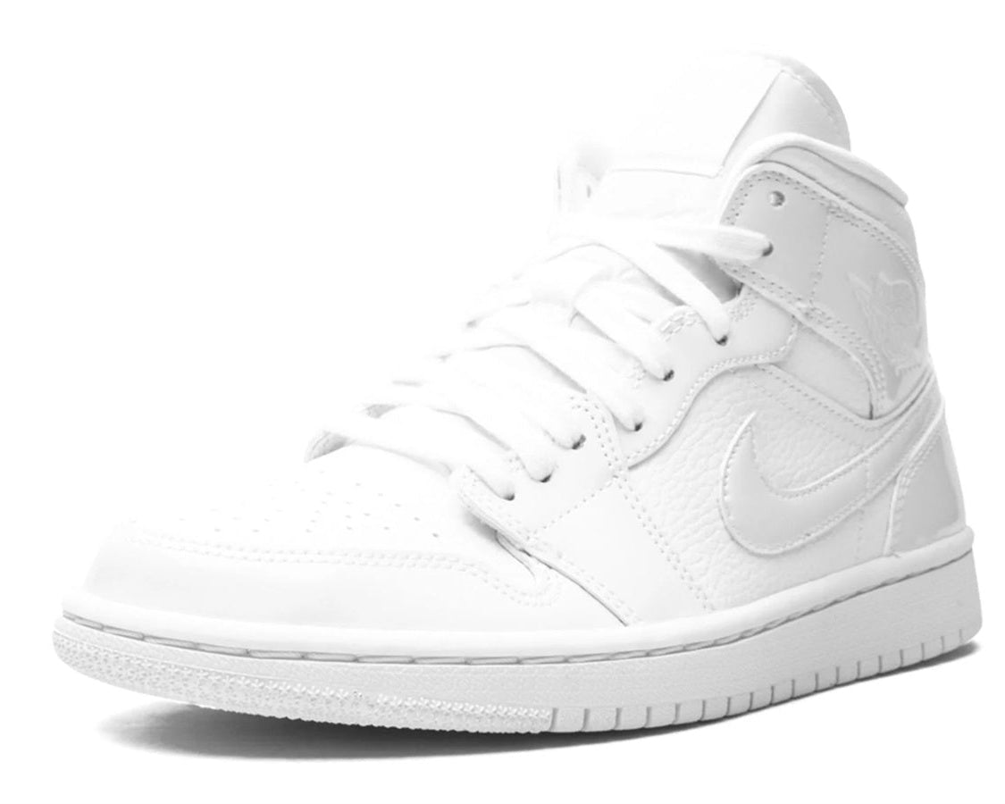 AIR JORDAN 1 MID WMNS "Triple White" sneaker product image 3 | Foot Spikes