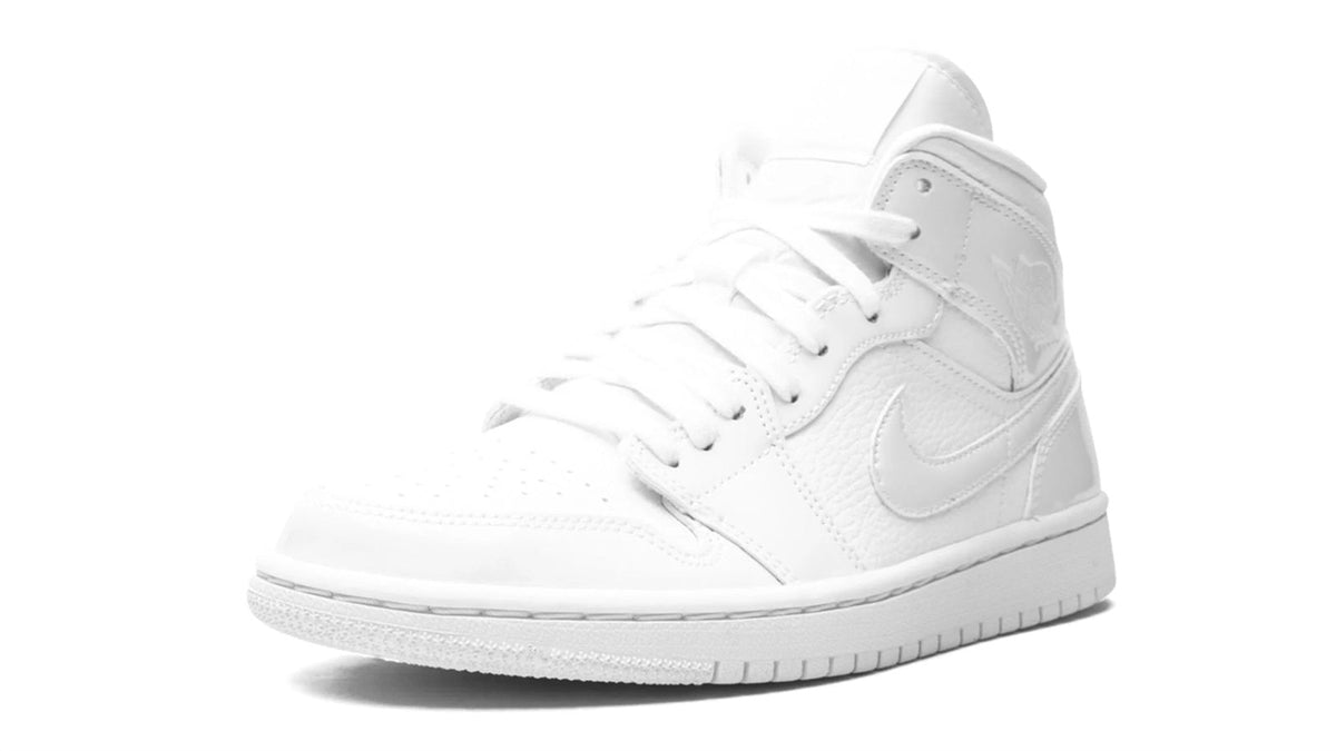 AIR JORDAN 1 MID WMNS "Triple White" sneaker product image 3 | Foot Spikes