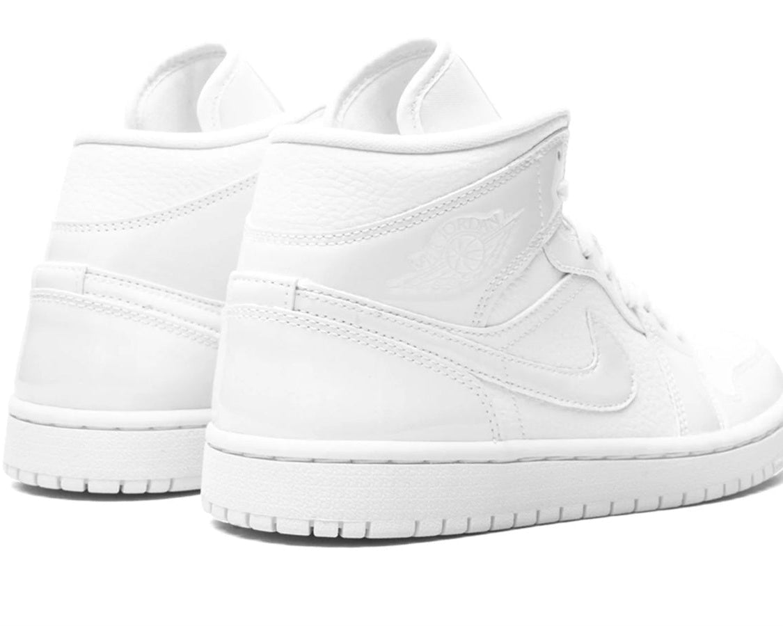 AIR JORDAN 1 MID WMNS "Triple White" sneaker product image 4 | Foot Spikes
