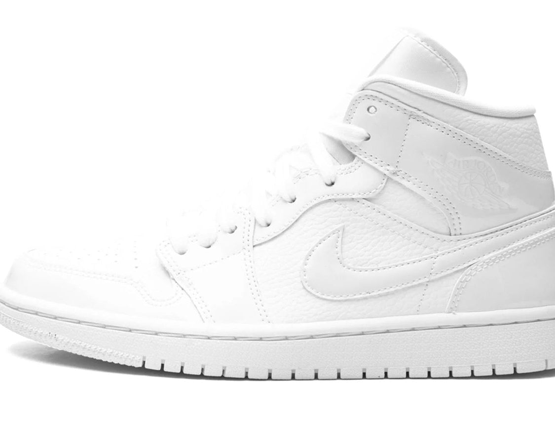 AIR JORDAN 1 MID WMNS "Triple White" sneaker product image 1 | Foot Spikes