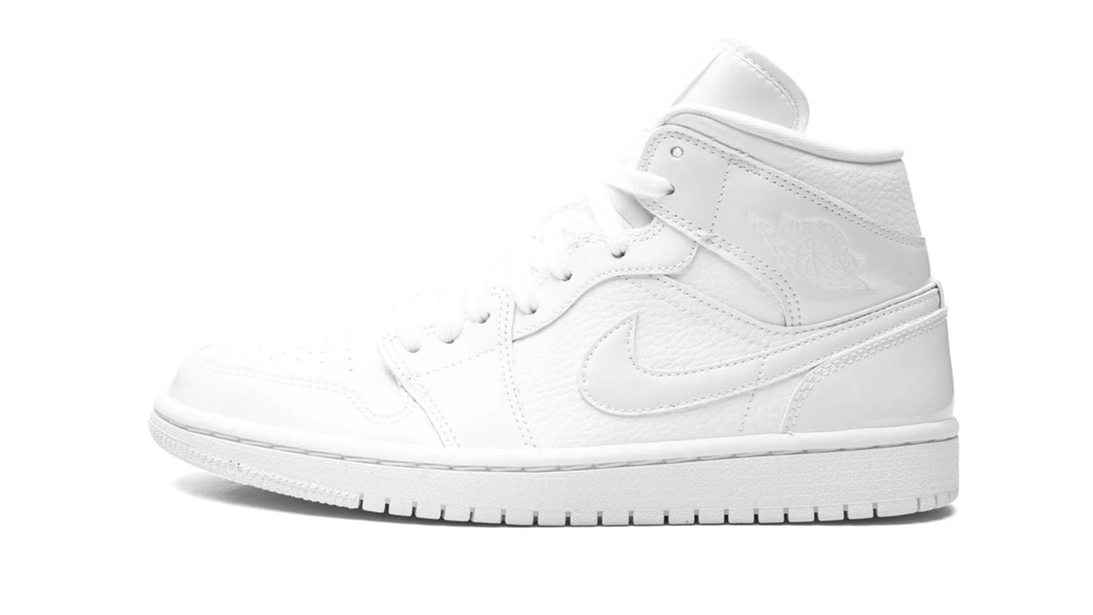 AIR JORDAN 1 MID WMNS "Triple White" sneaker product image 1 | Foot Spikes