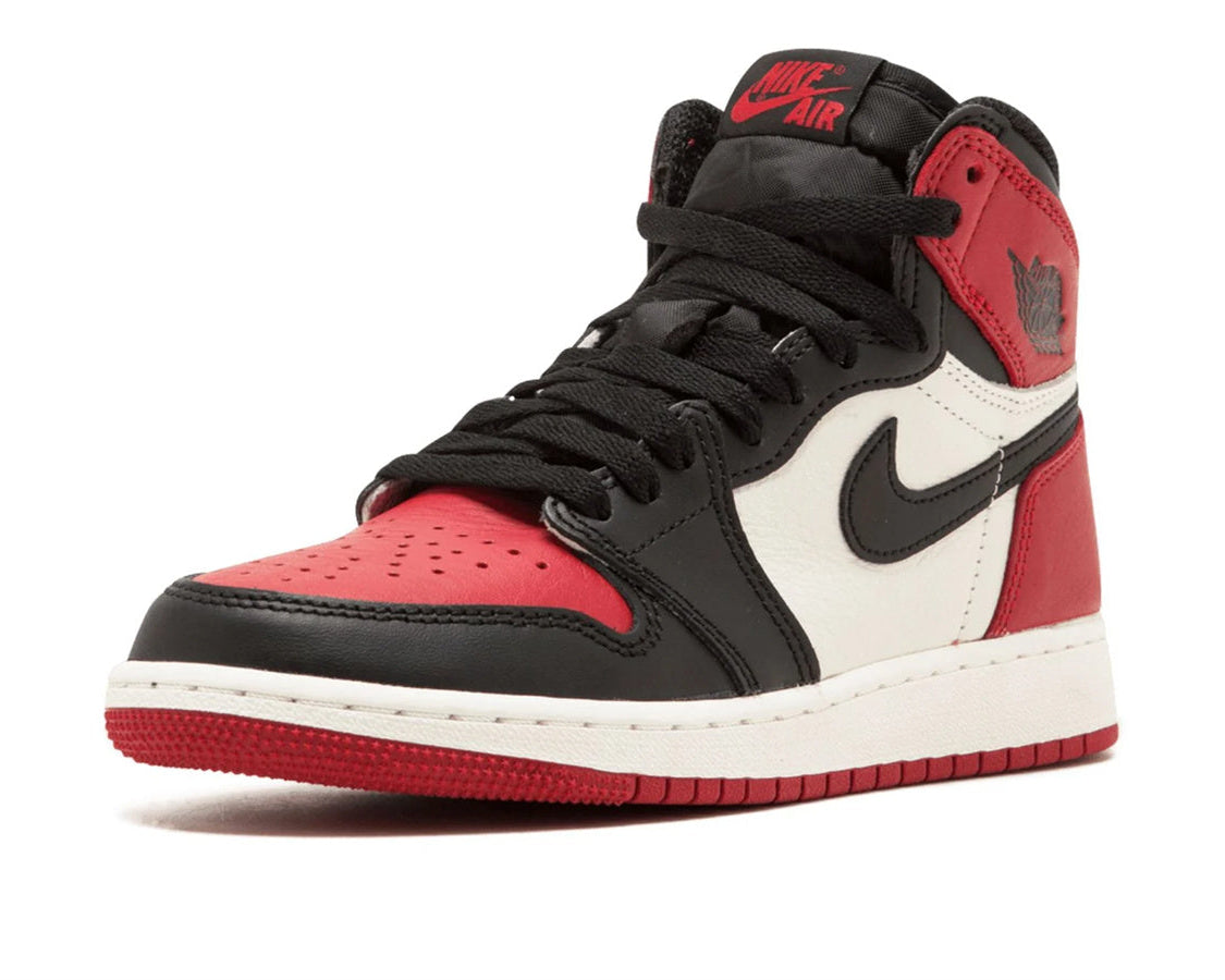 Jordan 1 Retro High "Bred Toe" sneaker product image 3 | Foot Spikes