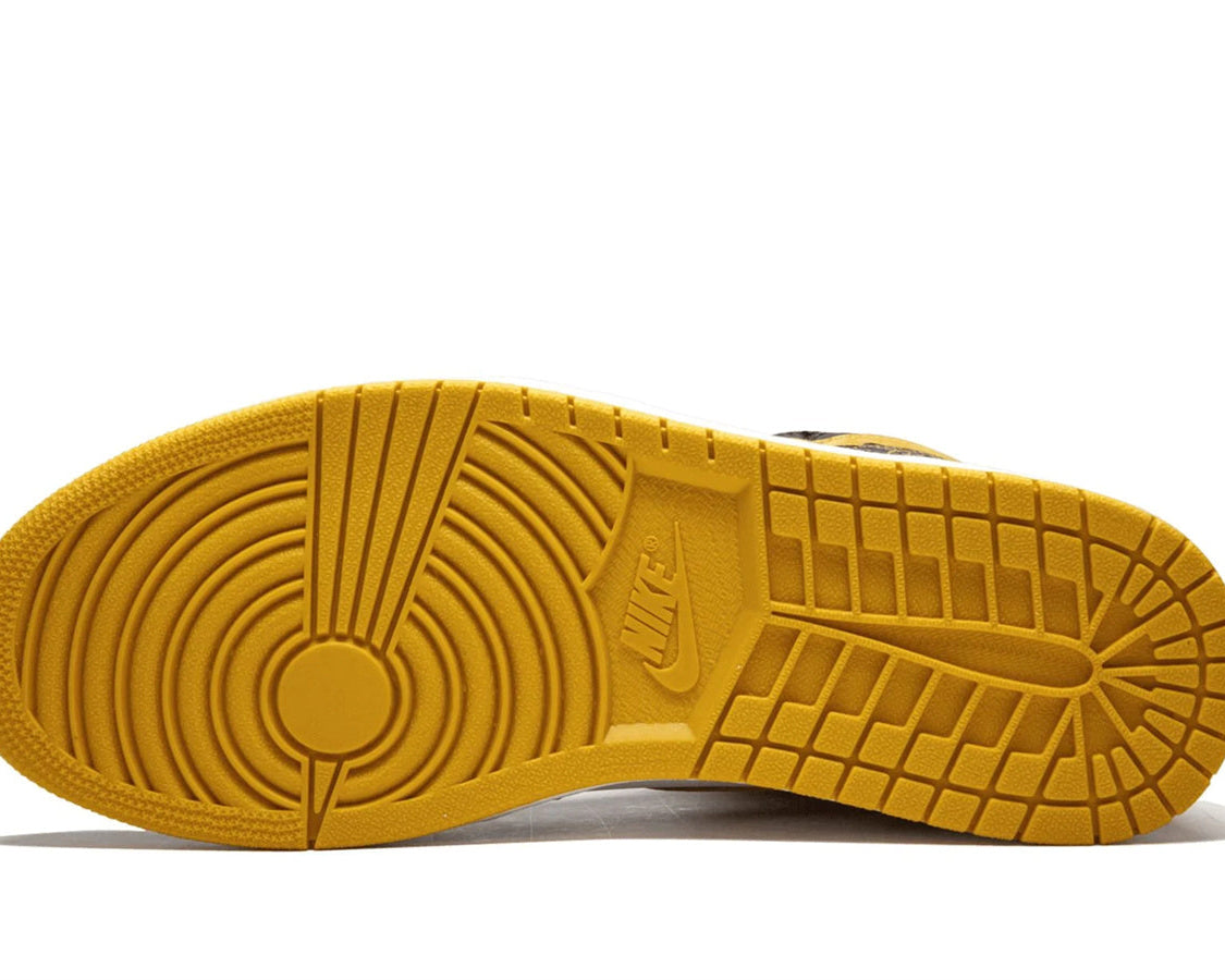 Air Jordan 1 Retro High OG "Promo Box - YELLOW OCHRE" sneaker product image 5 | Foot Spikes