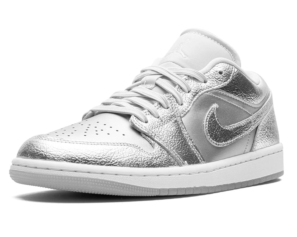 Air Jordan 1 Low SE WMNS "Metallic Silver" sneaker product image 3 | Foot Spikes