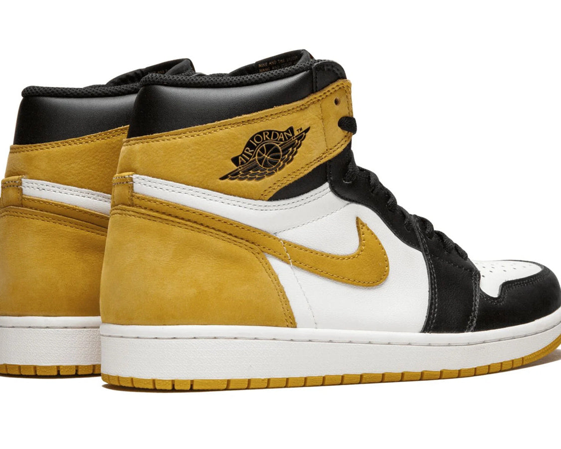Air Jordan 1 Retro High OG "Promo Box - YELLOW OCHRE" sneaker product image 4 | Foot Spikes