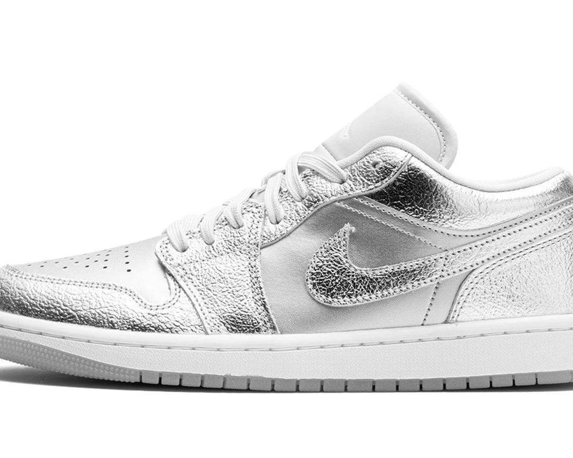 Air Jordan 1 Low SE WMNS "Metallic Silver" sneaker product image 1 | Foot Spikes