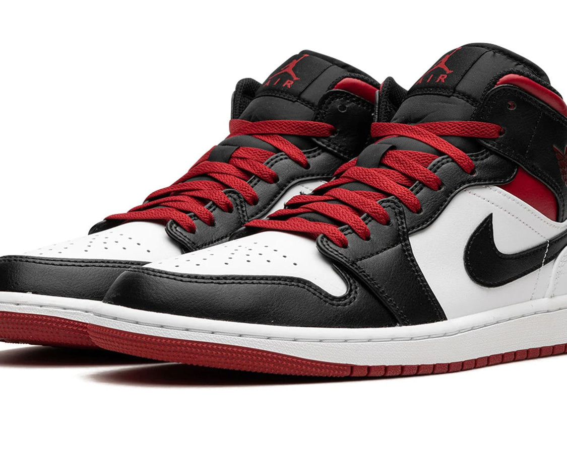 Air Jordan 1 Mid "Gym Red Black Toe" sneaker product image 2 | Foot Spikes