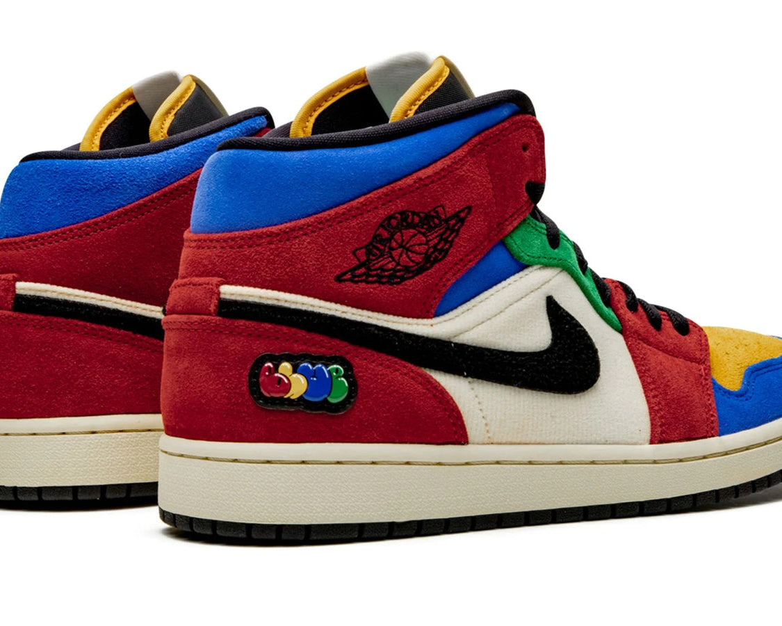 Air Jordan 1 Mid "Blue The Great - Fearless" sneaker product image 4 | Foot Spikes
