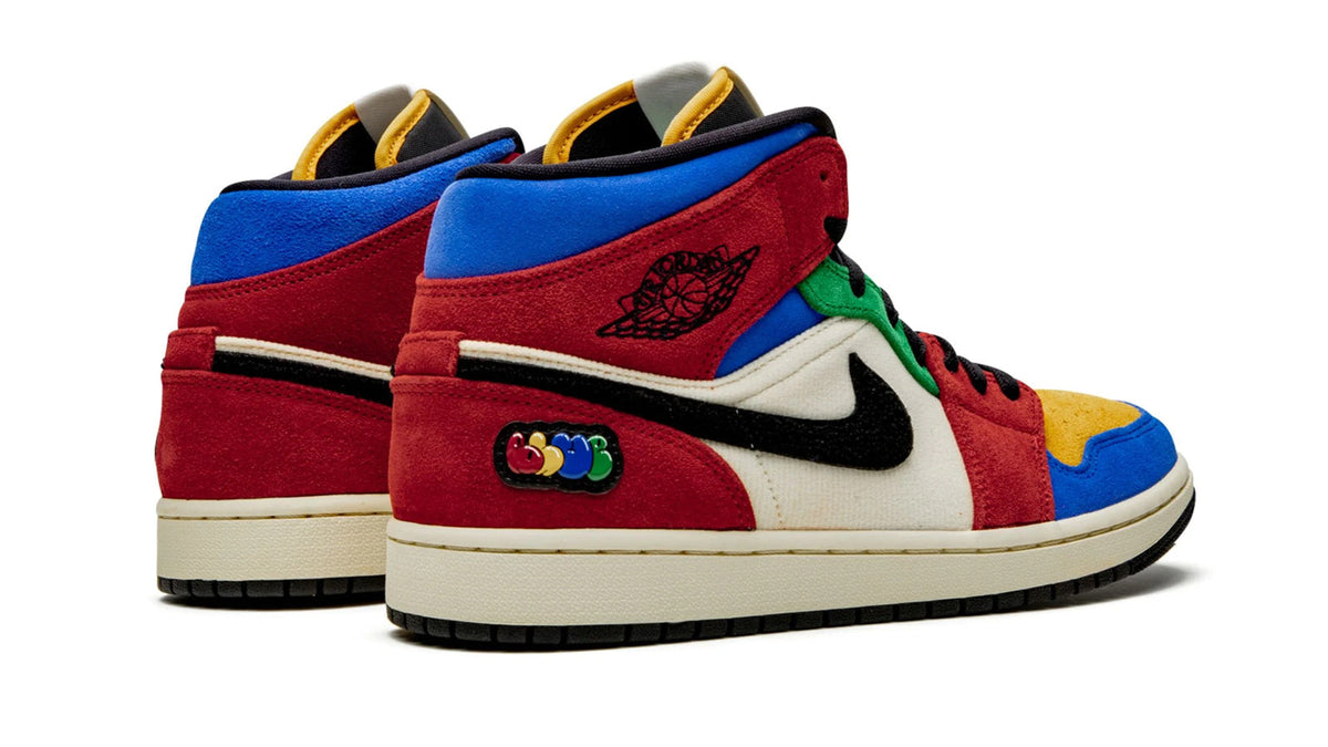 Air Jordan 1 Mid "Blue The Great - Fearless" sneaker product image 4 | Foot Spikes