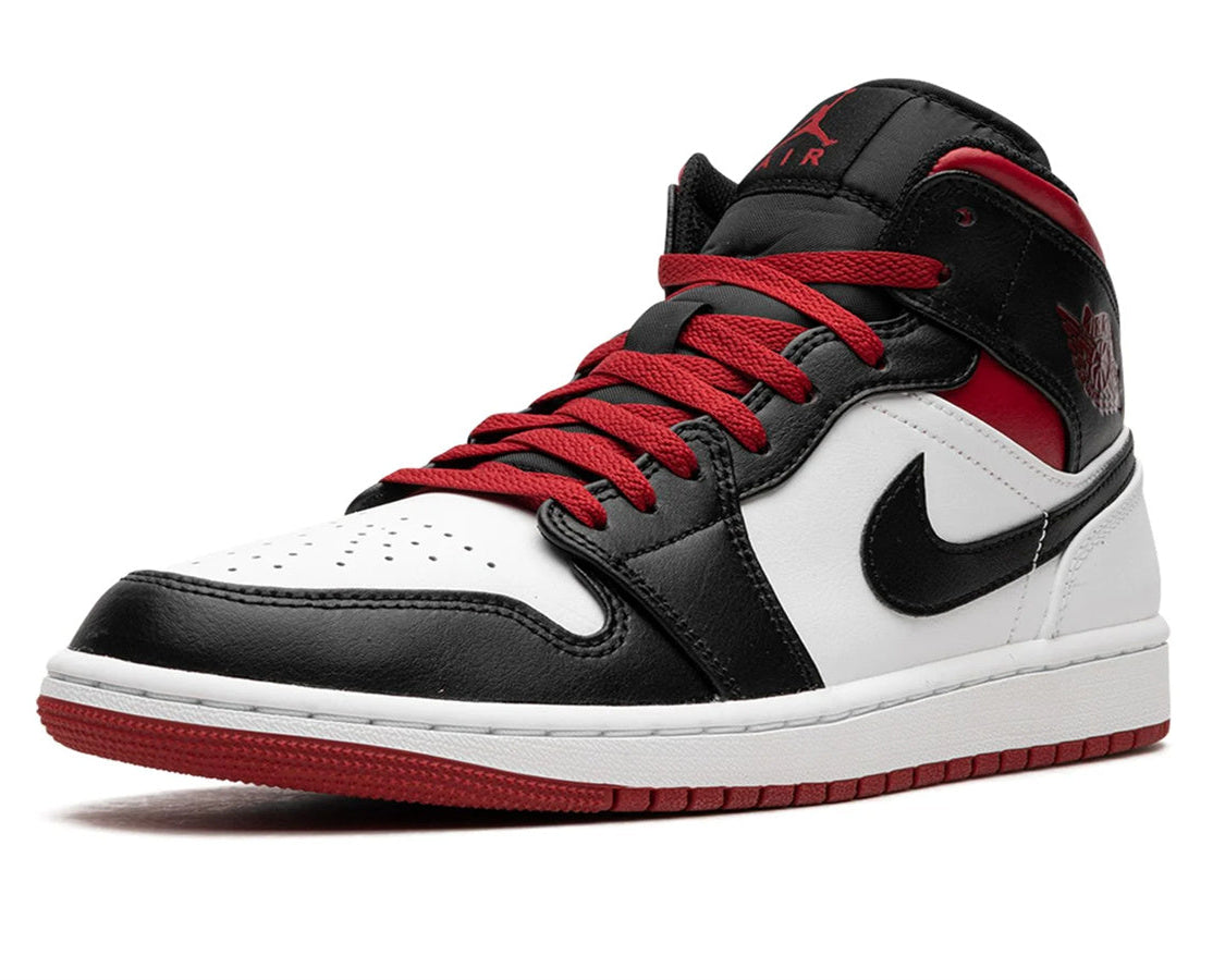 Air Jordan 1 Mid "Gym Red Black Toe" sneaker product image 3 | Foot Spikes