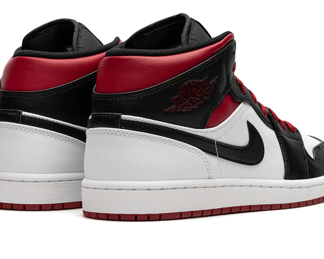 Air Jordan 1 Mid "Gym Red Black Toe" sneaker product image 4 | Foot Spikes