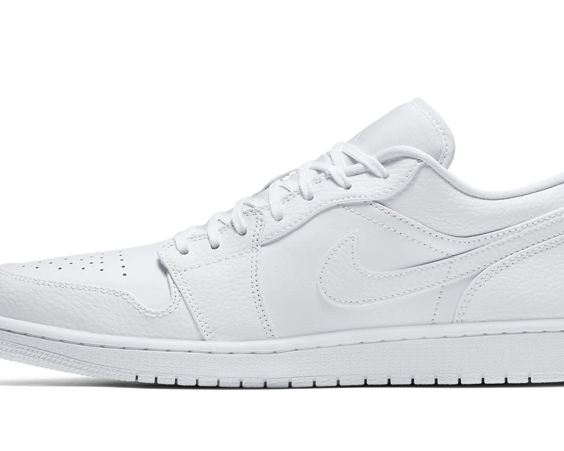 Air Jordan 1 Low "Triple White" sneaker product image 1 | Foot Spikes
