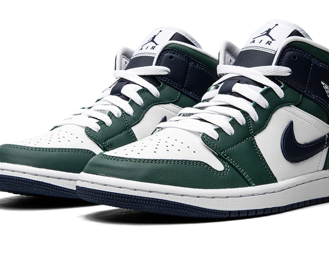 AIR JORDAN 1 MID SE WMNS "Noble Green" sneaker product image 2 | Foot Spikes