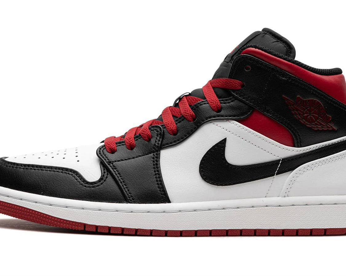 Air Jordan 1 Mid "Gym Red Black Toe" sneaker product image 1 | Foot Spikes