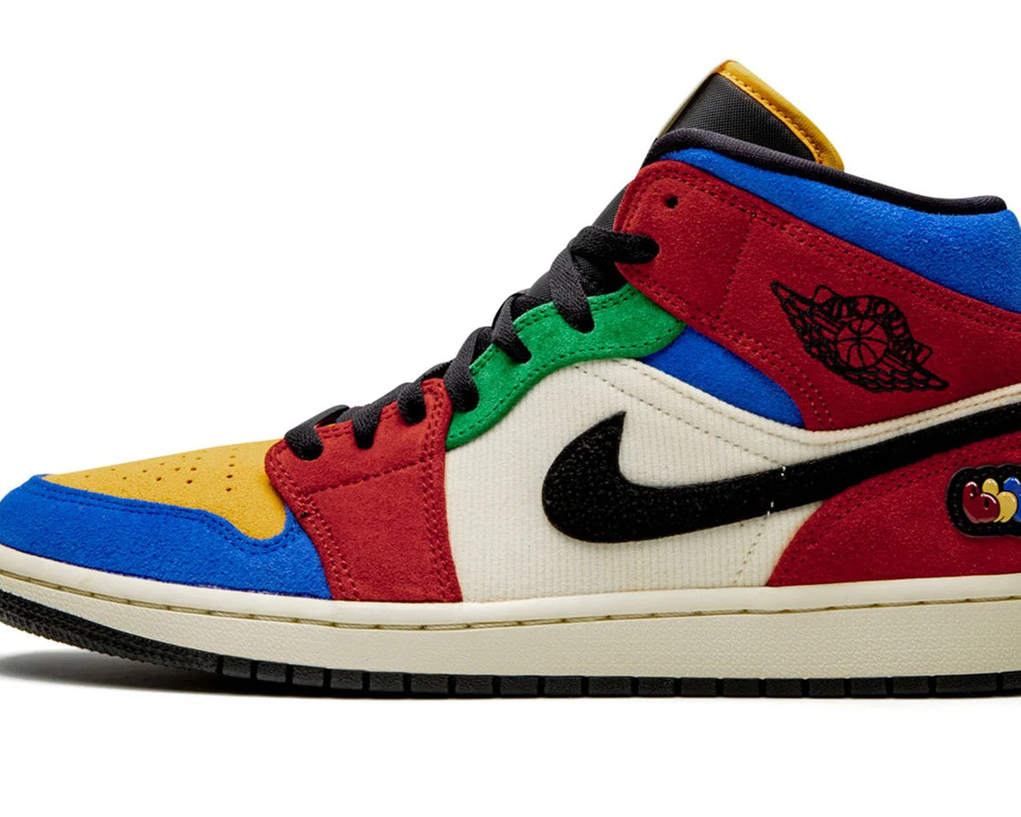 Air Jordan 1 Mid "Blue The Great - Fearless" sneaker product image 1 | Foot Spikes