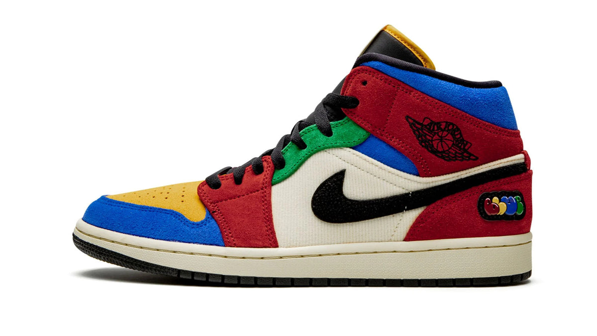 Air Jordan 1 Mid "Blue The Great - Fearless" sneaker product image 1 | Foot Spikes