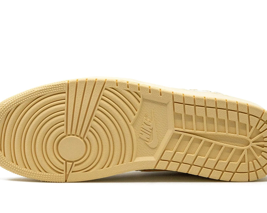 Air Jordan 1 High OG "Union x Bephie's Beauty Supply - Woven Sail" sneaker product image 5 | Foot Spikes