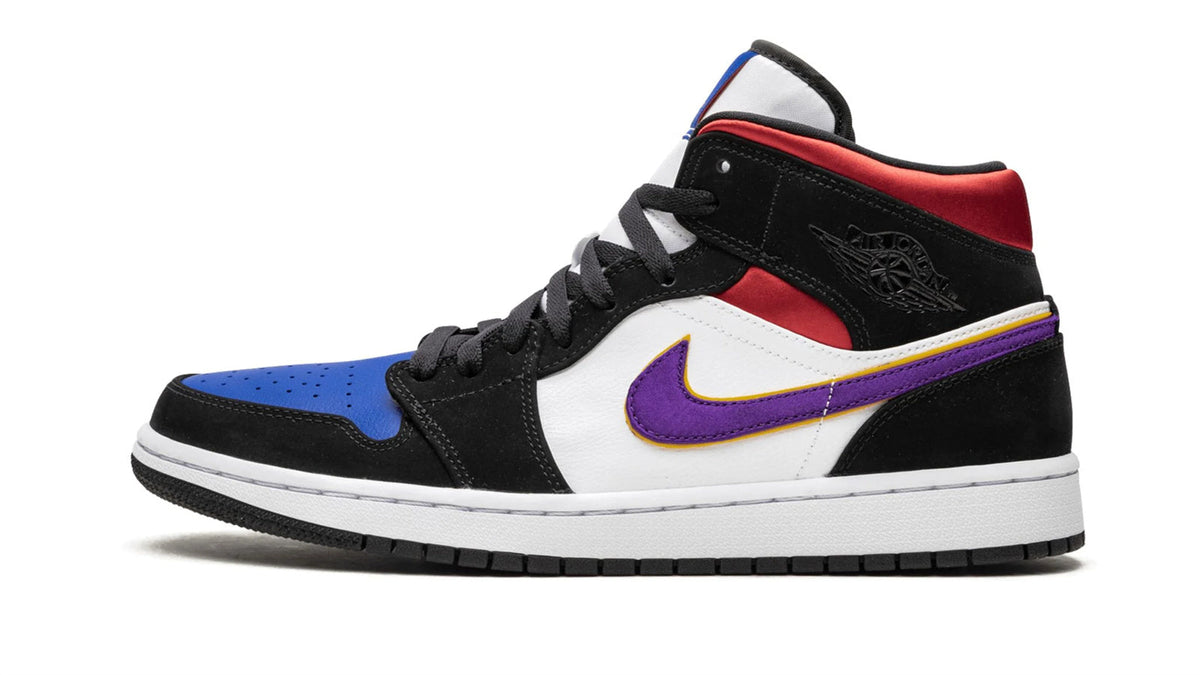Air Jordan 1 Mid "Lakers Top 3" sneaker product image 1 | Foot Spikes