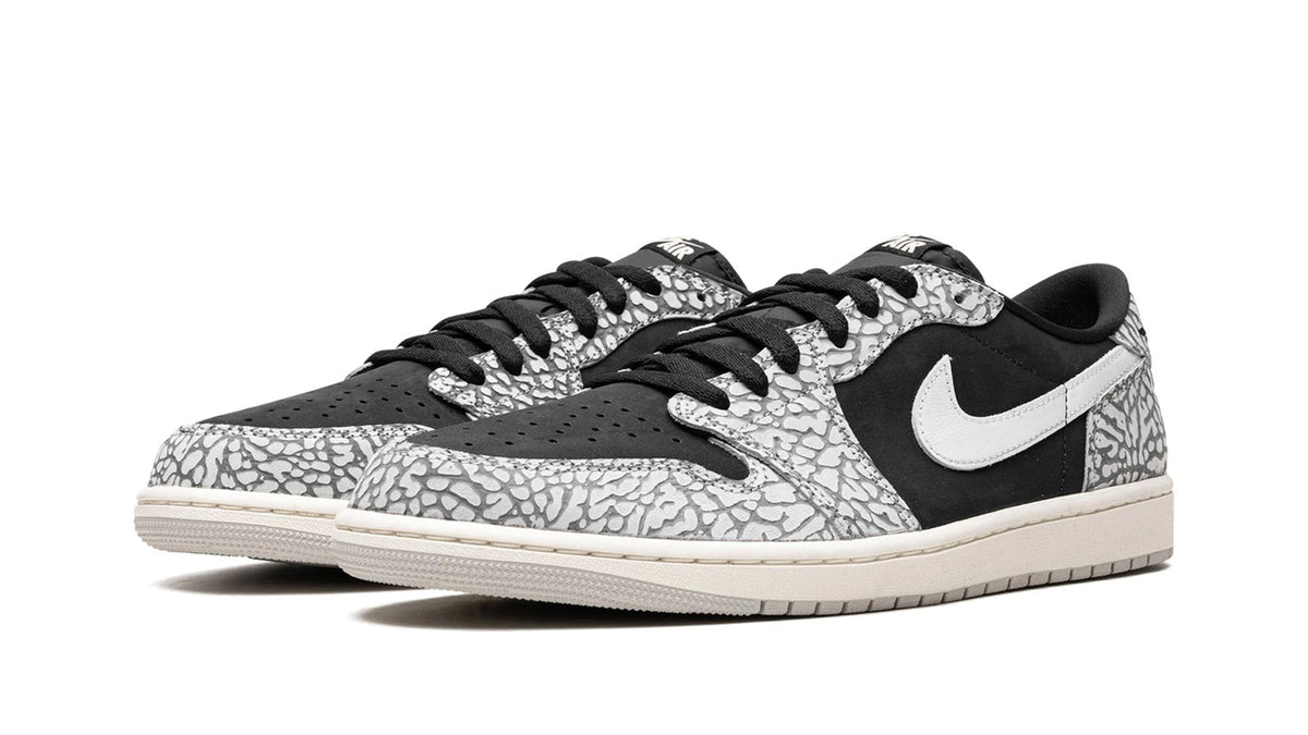 Air Jordan 1 Low "Black Elephant" sneaker product image 2 | Foot Spikes