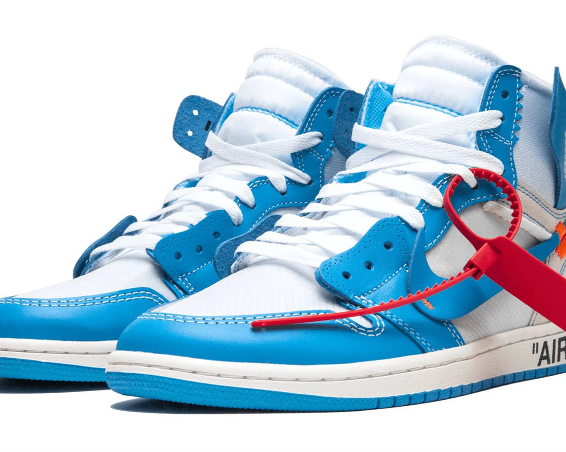 Air Jordan 1 Retro High "Off-White - UNC" sneaker product image 2 | Foot Spikes