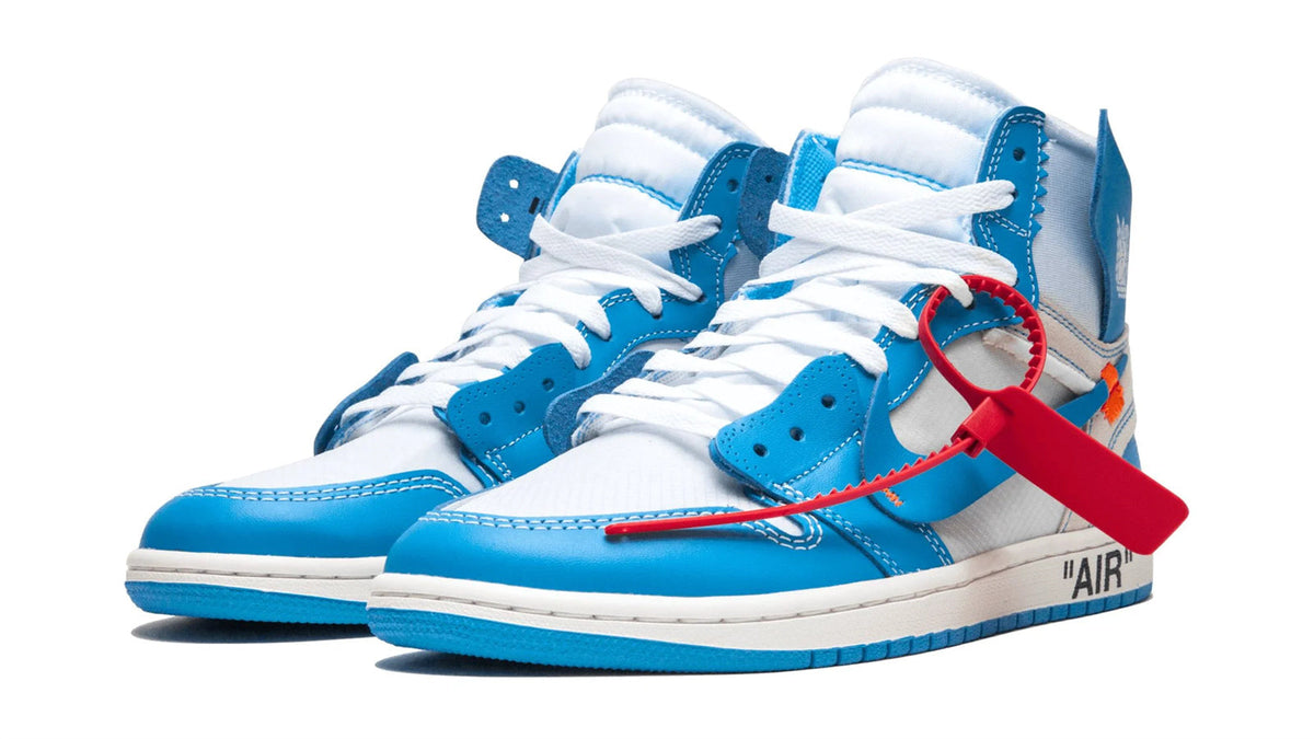 Air Jordan 1 Retro High "Off-White - UNC" sneaker product image 2 | Foot Spikes