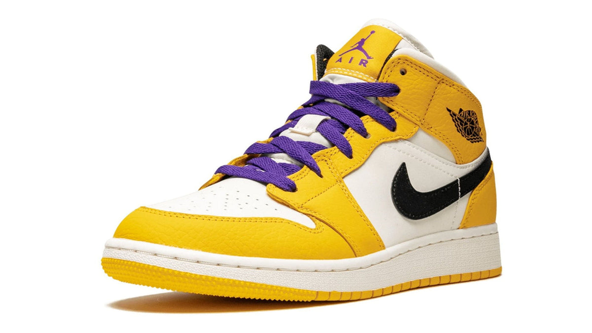 Air Jordan 1 Mid SE "Lakers" sneaker product image 1 | Foot Spikes