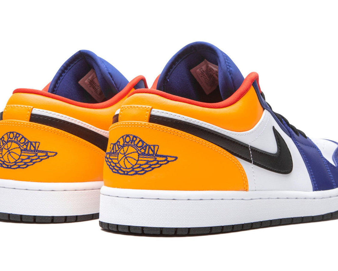 Air Jordan 1 Low "Deep Royal / Yellow" sneaker product image 4 | Foot Spikes