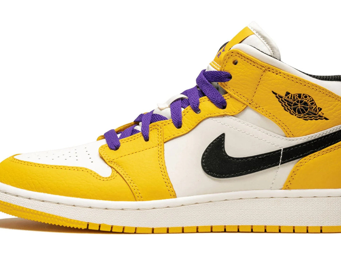 Air Jordan 1 Mid SE "Lakers" sneaker product image 1 | Foot Spikes
