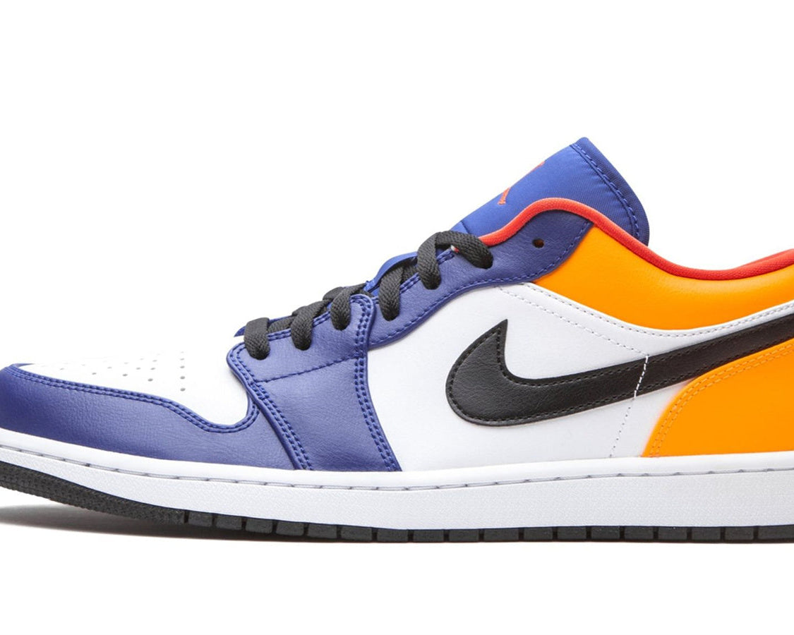 Air Jordan 1 Low "Deep Royal / Yellow" sneaker product image 1 | Foot Spikes