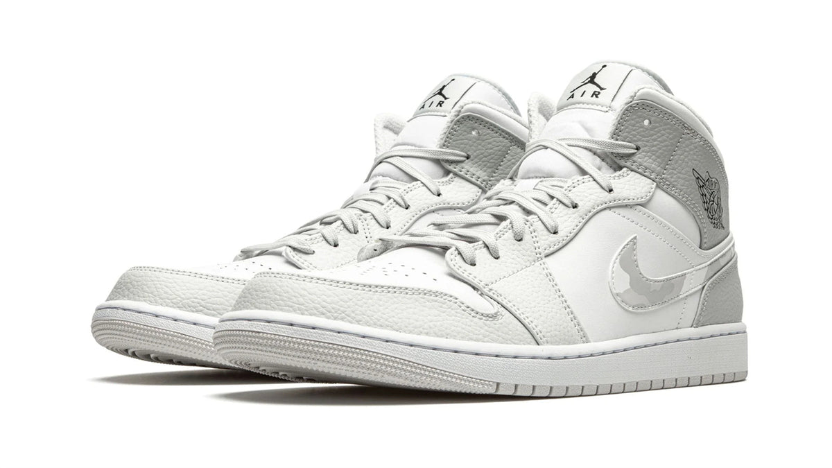 Air Jordan 1 Mid "White Camo" sneaker product image 2 | Foot Spikes