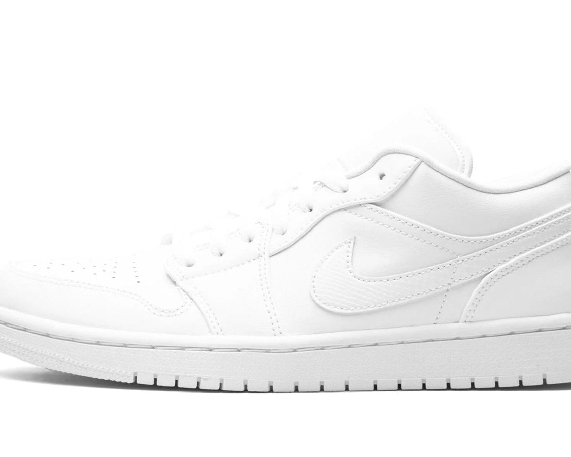 AIR JORDAN 1 LOW WMNS "Triple White" sneaker product image 1 | Foot Spikes