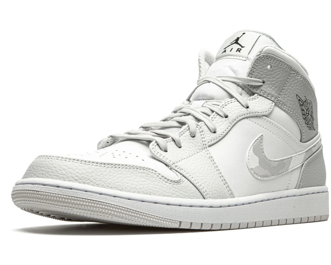 Air Jordan 1 Mid "White Camo" sneaker product image 3 | Foot Spikes
