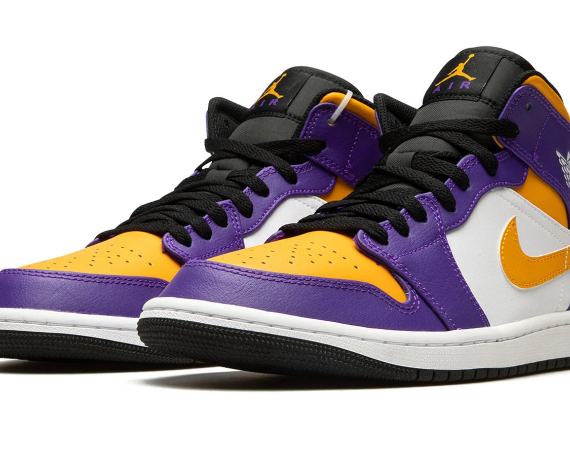 Air Jordan 1 Hi Flyease "LAKERS" sneaker product image 2 | Foot Spikes